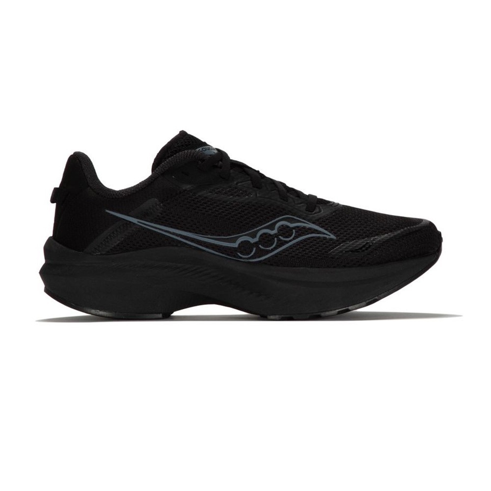 Men’s Saucony Axon 3 Speed Running Shoe Jet Black Athletic Sneakers